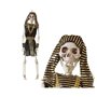 Décoration d'Halloween Squelette Égyptien 40 cm