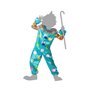 Déguisement pour Enfants Clown 3-4 Ans