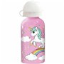 Bouteille d'eau Stor Unicorn Rainbow Silicone Aluminium 400 ml