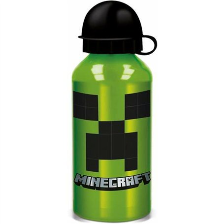 Bouteille Minecraft Creeper Green 400 ml Silicone Aluminium