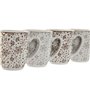 Ensemble de 4 mugs Home ESPRIT Marron Beige Fleurs 340 ml