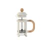 Cafetière à Piston Home ESPRIT Blanc Naturel Acier inoxydable polypropylène 350 ml 13 x 8 x 19 cm