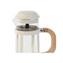 Cafetière à Piston Home ESPRIT Blanc Naturel Acier inoxydable polypropylène 350 ml 13 x 8 x 19 cm