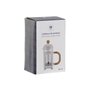 Cafetière à Piston Home ESPRIT Blanc Naturel Acier inoxydable polypropylène 350 ml 13 x 8 x 19 cm