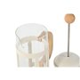 Cafetière à Piston Home ESPRIT Blanc Naturel Acier inoxydable polypropylène 350 ml 13 x 8 x 19 cm