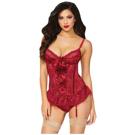 Ensemble de Lingerie Seven Til Midnight Bordeaux (12)