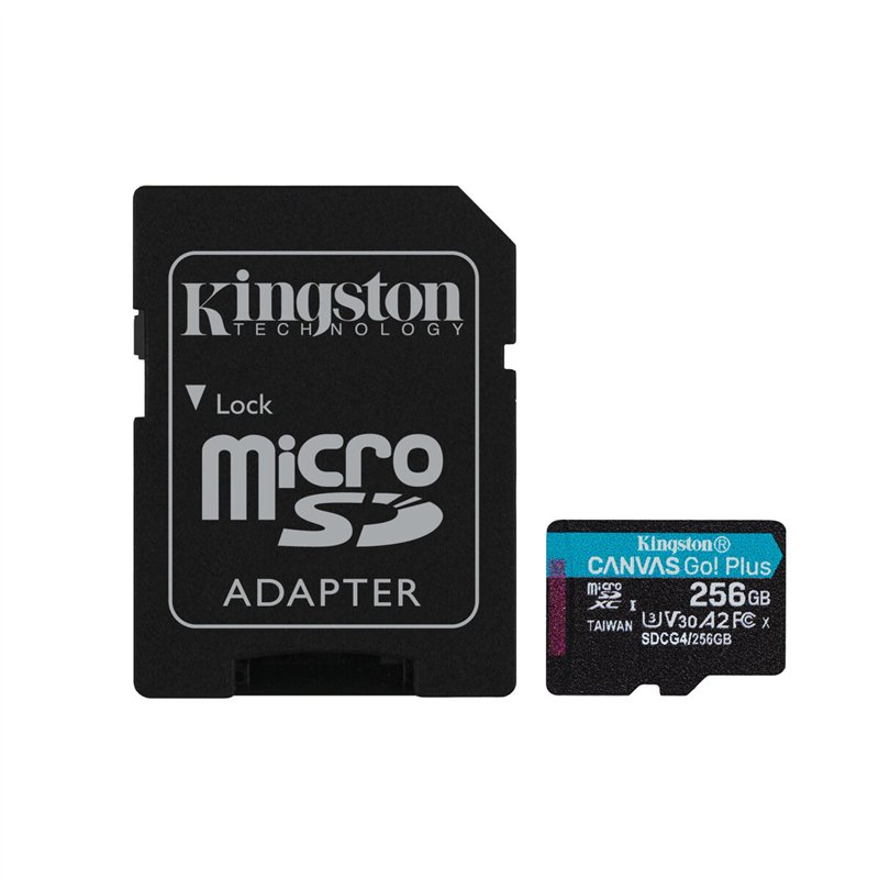 Image secondaire de Carte Mémoire Micro SD avec Adaptateur Kingston SDCG4/256GB 256 GB