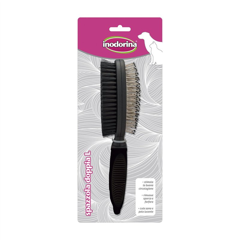 Brosse pour Chiens Inodorina Noir L Double
