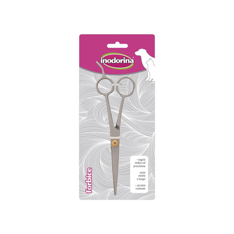 Ciseaux pour animaux Inodorina Acier 17 cm Gris