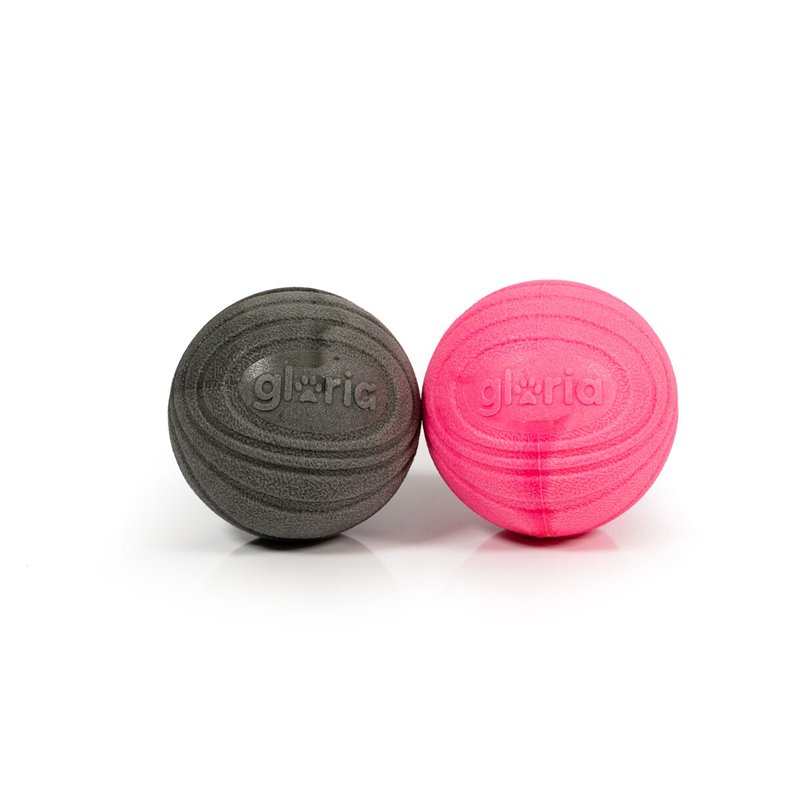 Image secondaire de Boule pour animaux de compagnie Gloria PLAY AND RUN Gris Mousse TPR M 6,35 cm 2 Unités