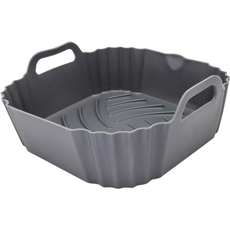 Plateau en silicone réutilisable pour friteuse à air Vin Bouquet 20 cm