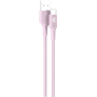 Câble Tissé USB A / USB C 3A 1.2m FastCharge 15W Rose Bigben
