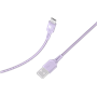 Câble Tissé USB A / USB C 3A 1.2m FastCharge 15W Violet Bigben