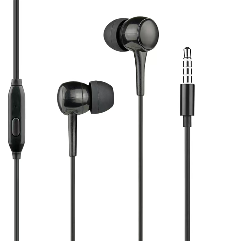 Ecouteurs Jack 3.5mm Intra-auriculaire Noir WOW