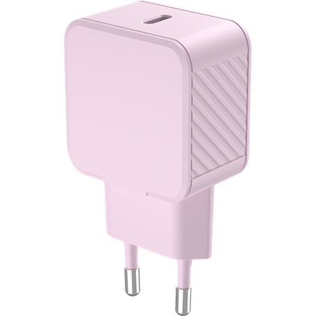 Chargeur USB C 20W Power Delivery Rose Bigben