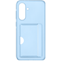 Coque Samsung Galaxy A56 5G Card Slot Porte-carte intégré Bleue Arctique Samsung
