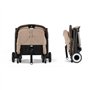 CYBEX - Poussette ultra compacte et confortable - ORFEO - 4 roues - Almond Beige