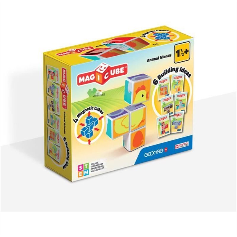 MAGICUBE Animaux Amis (4 Cubes)
