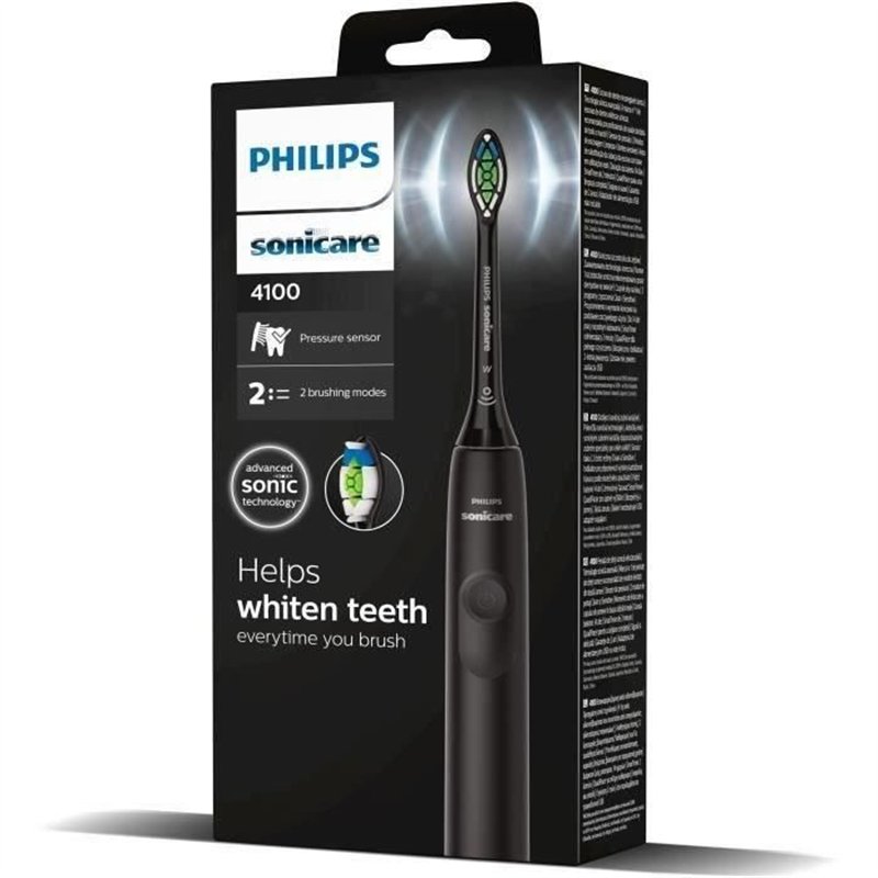 Image secondaire de Brosse à dents - PHILIPS - HX3681/54 - Sonicare - Série 4100 - Noir - Électrique