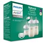Kit nouveau-né - PHILIPS AVENT - Natural Verre 3.0 - Biberon Verre 120ml + 2 Biberons 240ml + Sucettes Ultra Douce 0-6M