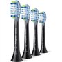 Lot de 4 tetes de brosse - PHILIPS - HX9044/88 - C3 black