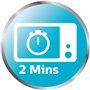Stérilisateur micro-ondes - PHILIPS AVENT - Vapeur rapide - Bleu/Blanc - Stérilise en 2 min - Design compact