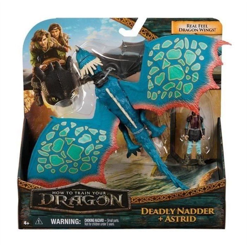 SPIN MASTER PACK DRAGON ET VIKING 25 CM TEMPETE Dragons Movie