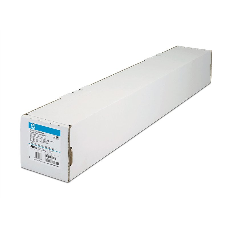 Image secondaire de HP Bright White Inkjet Paper Q1444A - Rouleau de papier jet d'encre couché brillant
