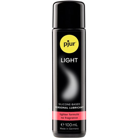 pjur LIGHT - Gel lubrifiant et de massage à base de silicone - Formule légère pour une lubrification extra longue durée (100ml)