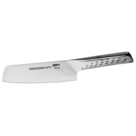 Weber Couteau de cuisine / tout usage Deluxe - Petit (lame 14cm), en acier inoxydable allemand de haute qualité, monobloc, affût