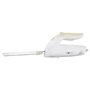 Clatronic EM 3062 — Couteau électrique dentelé en acier inoxydable, 150 W, blanc