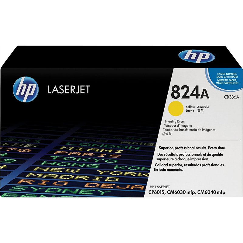 Image secondaire de HP 824A Kit tambour d'origine Jaune