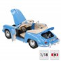 Bburago - 12025Bl - Véhicule Miniature - Modèle À L'Échelle - Porsche 356 B Cabriolet - 1961 - Echelle 1/18 Coloris aléatoire