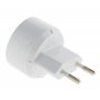 Adaptateur M Euro / F USA Blanc