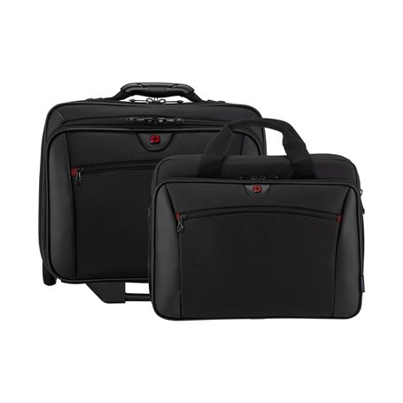 WENGER Potomac Ensemble de 2 Bagages pour Ordinateur Portable 17 Pouces, Sacoche Amovible pour Ordinateur Portable 15 Pouces, 23