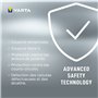 VARTA Chargeur de Piles, charge jusqu'à 4 AA/AAA Piles rechargeables, LCD Charger, avec câble USB et adaptateur 12V, non équipé