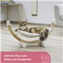 Kerbl 82591 Hamac à Chats Siesta 73x36x34 cm, Blanc