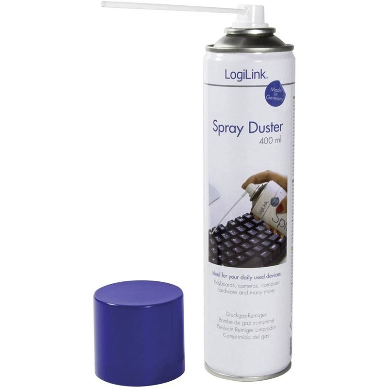 LogiLink RP0001 Spray nettoyant pour Clavier/Imprimante/TV 400 ml