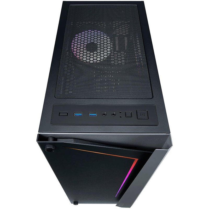 Image secondaire de Azza Apollo 430 Midi Tower Noir, Transparent