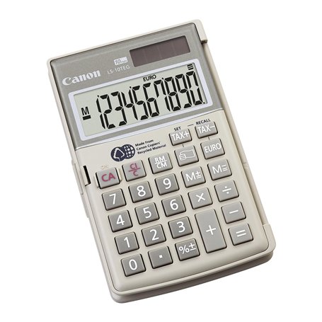 Canon Ls-10 Calculatrice Teg DBL EMEA 10 Chiffres - Noir