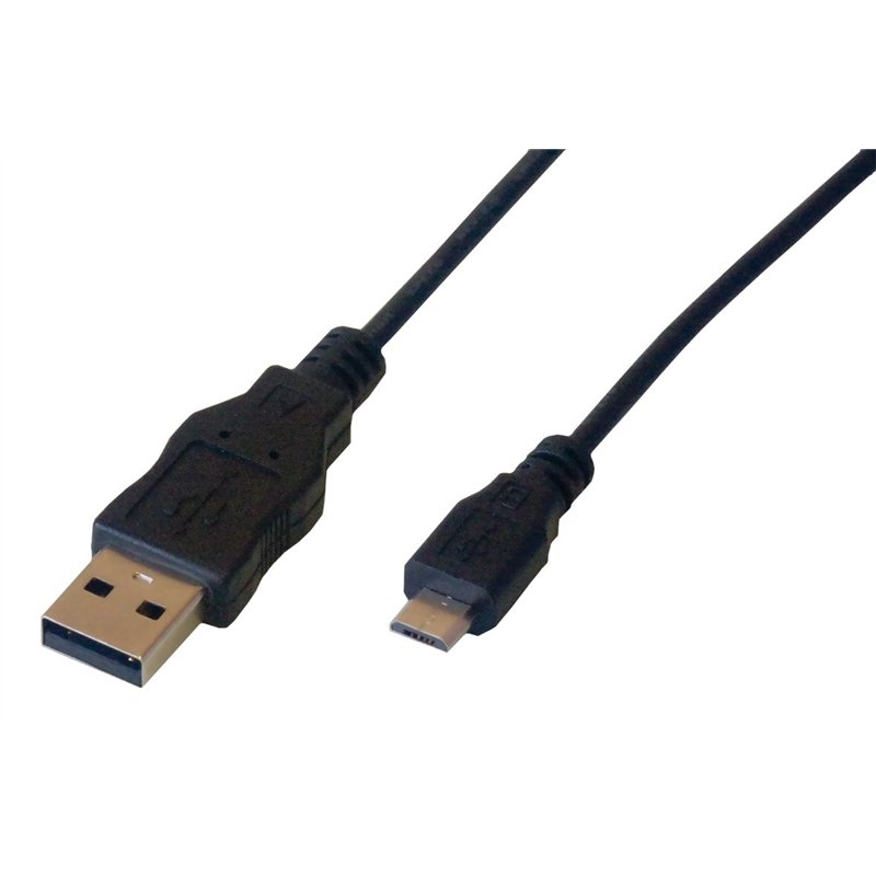MCL Samar MC922AHB-2M Câble USB 2.0 type A mâle / micro USB B mâle 2m