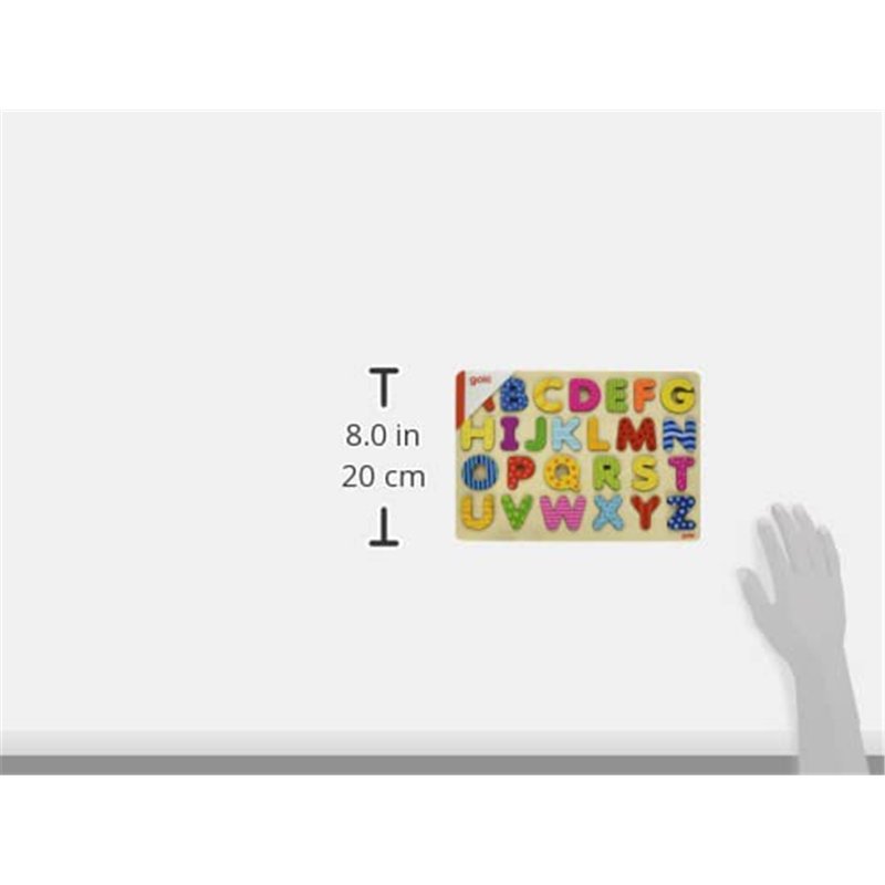 Image secondaire de Goki - 2041624 - Puzzle En Bois - Alphabets - 26 Pièces