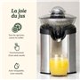 Cuisinart Presse Agrumes - Electrique Presse-agrumes pour toutes les tailles - Orange, Citron, Citron Vert, Pamplemousse - Sans