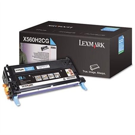 Lexmark 0 x 560H2CG – Cartouche Toner pour imprimantes Laser Couleur et Jet d'encre (Cyan, Noir, Cartouche) si