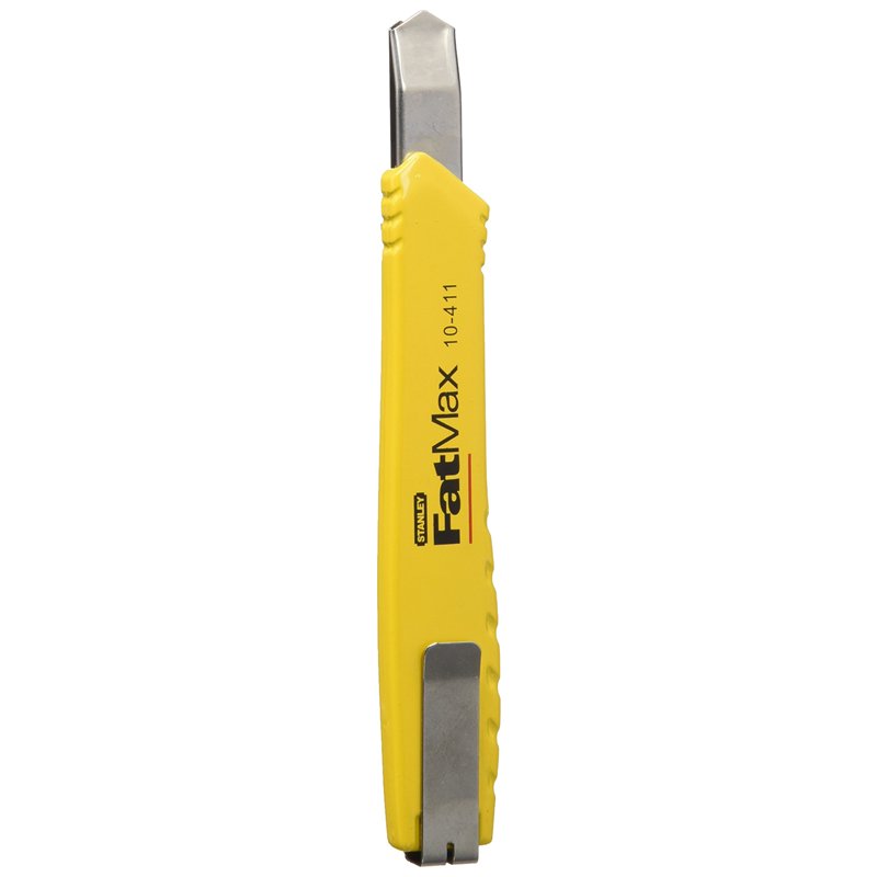 Image secondaire de STANLEY 0-10-411 Cutter Gamme FATMAX Plus Résistant Largeur De Lame 9 Mm - Idéal Pour Les Moquettes - Acier Inoxydable - Longueu