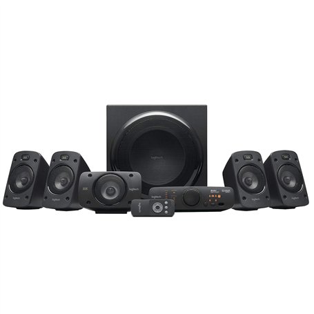 Logitech Z906 Système de Haut-Parleurs avec Son Surround 5.1, Certifié THX, Dolby & DTS, 1000 Watts en Puissance, Multi-Disposit