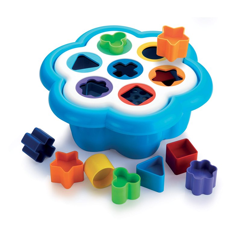 Image secondaire de Quercetti - 0242 Daisy Shape Sorter Sorting, Stacking & Plugging Toys