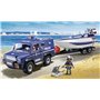 Playmobil - 5187 - Figurine - Fourgon Et Vedette De Police