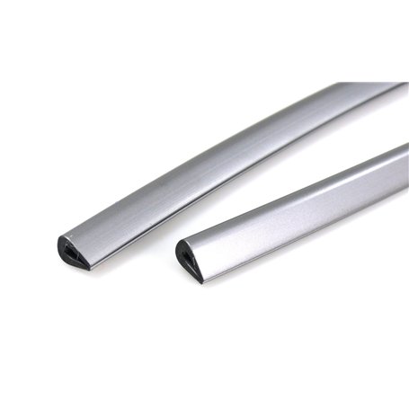 Carlinea 483672 Set di 2 profili salvaporta, grigi, 45 cm