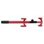 Cartec 493235 Asta antifurto bloccasterzo doppio gancio, Rouge, Noir